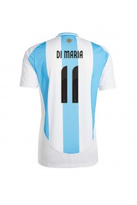 Fotbalové Dres Argentina Angel Di Maria #11 Domácí Oblečení Copa America 2024 Krátký Rukáv